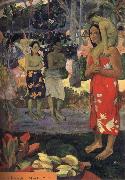 Paul Gauguin Maria visits oil painting reproduction